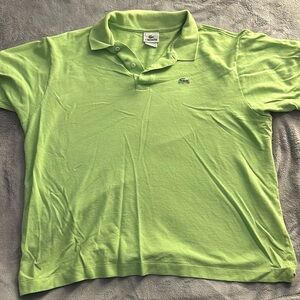 Lacoste green polo
